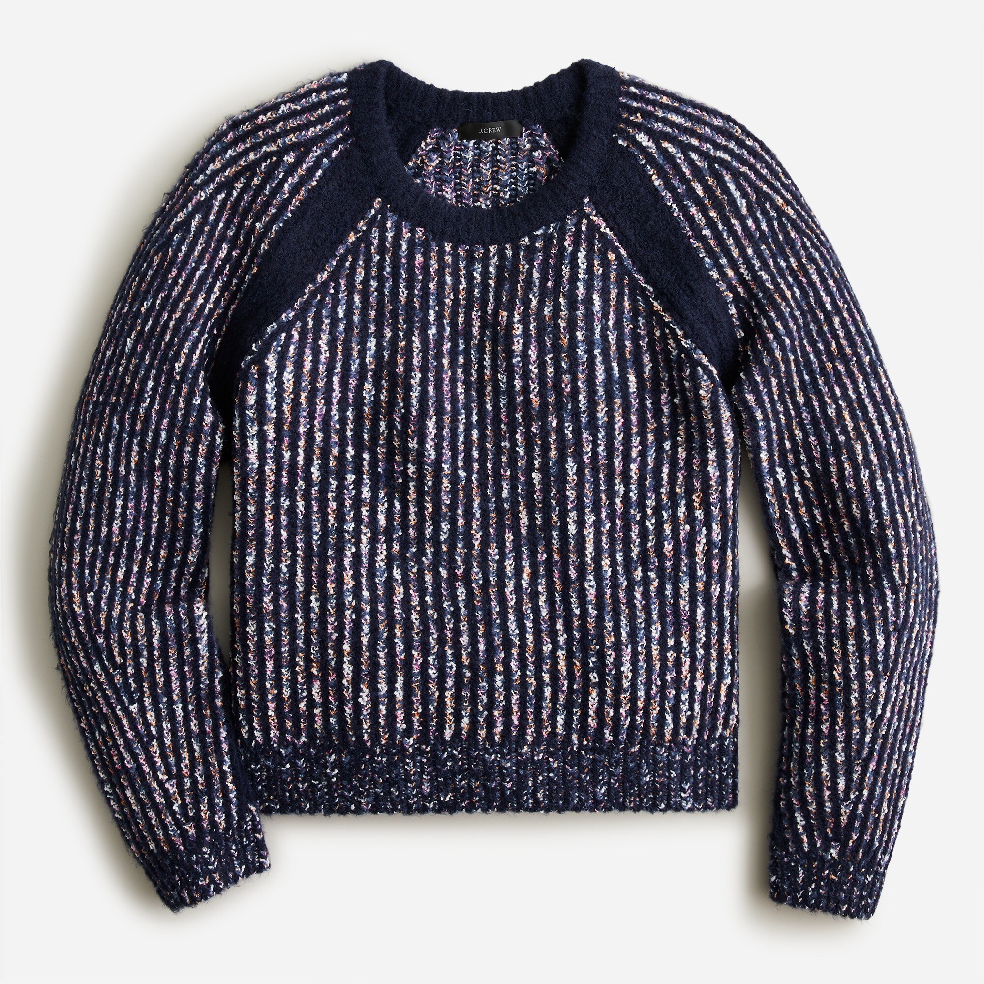 Space-dyed crewneck sweater