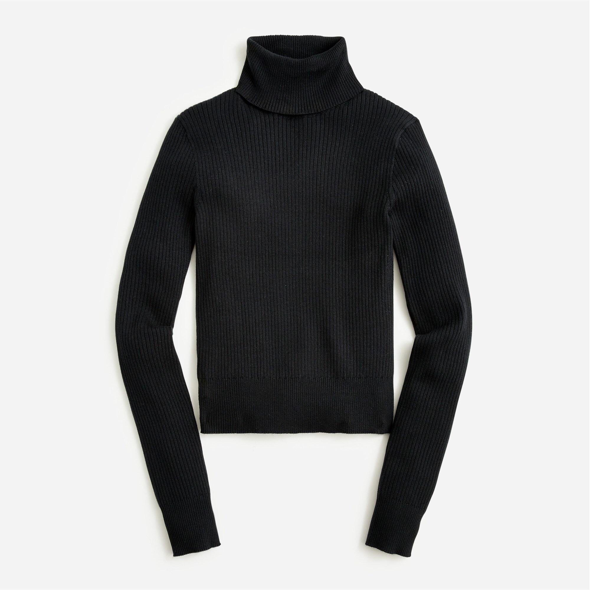  TENCEL™ lyocell-blend ribbed turtleneck sweater