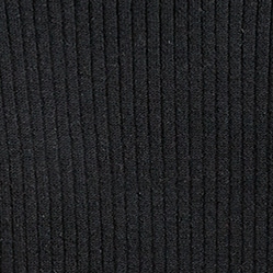 TENCEL™ lyocell-blend ribbed turtleneck sweater BLACK