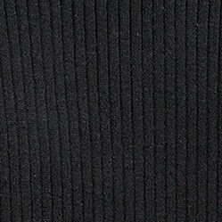 TENCEL™ lyocell-blend ribbed turtleneck sweater BLACK