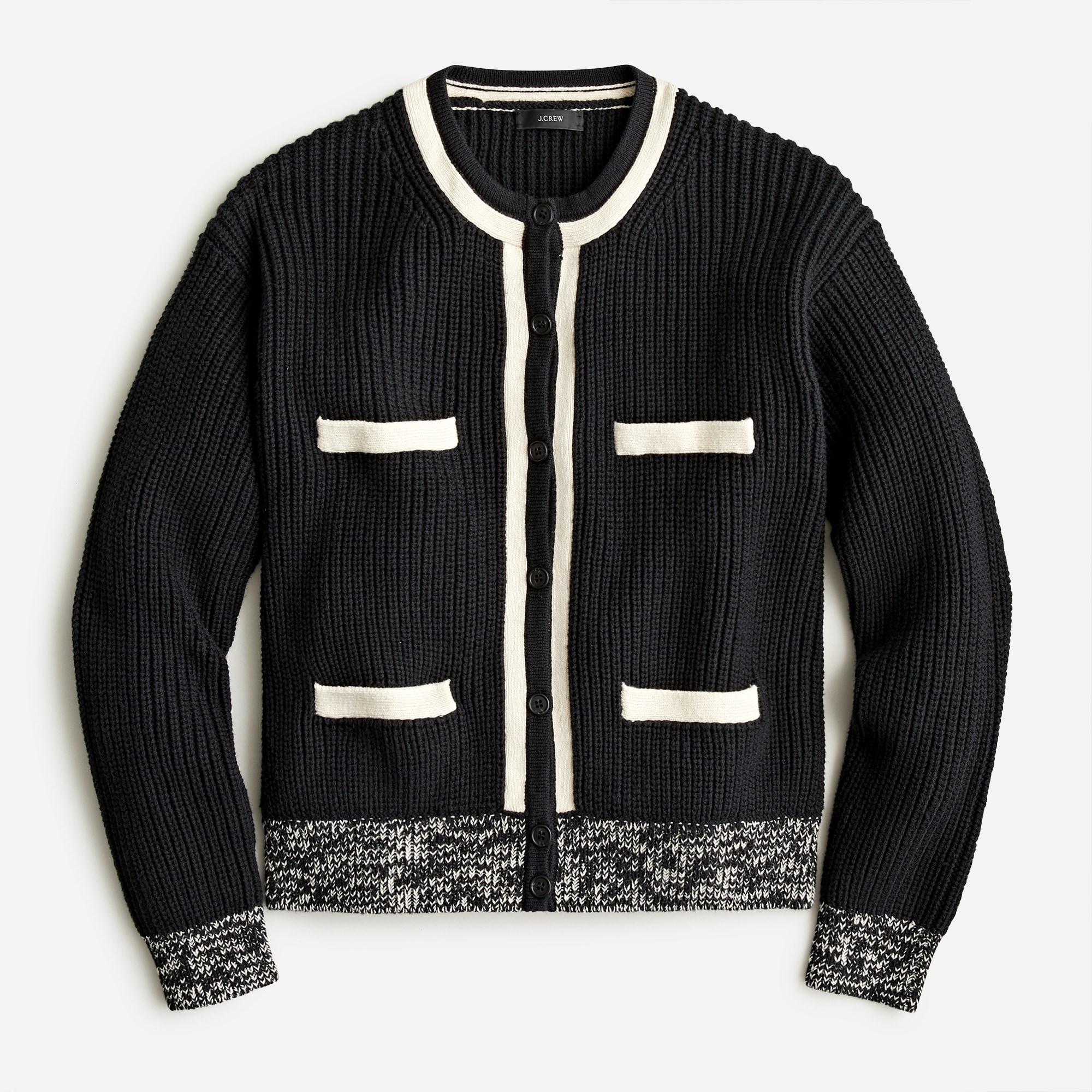 J.Crew Front pocket Cotton Cardigan Sweater For Women