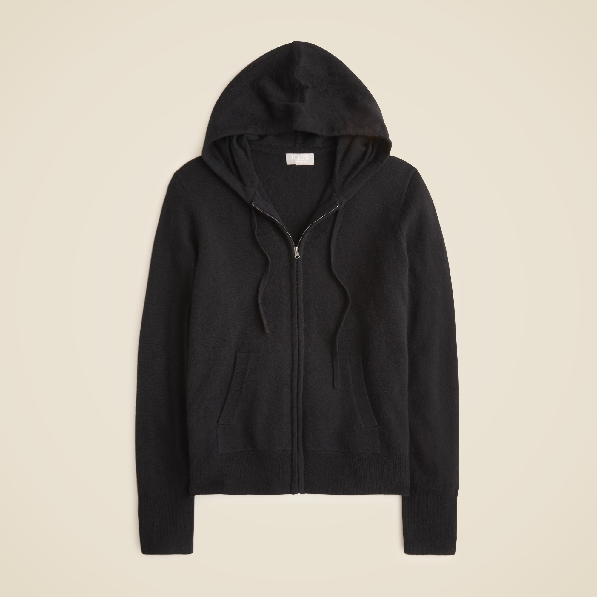 womens Cashmere full-zip sweater-hoodie