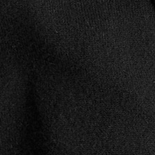 Cashmere full-zip sweater-hoodie BLACK