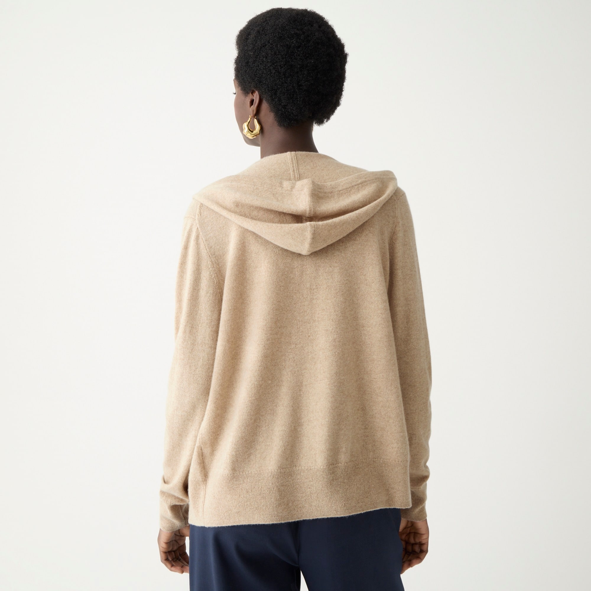 J crew cashmere hoodie womens hotsell