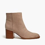 Sueded ankle boots