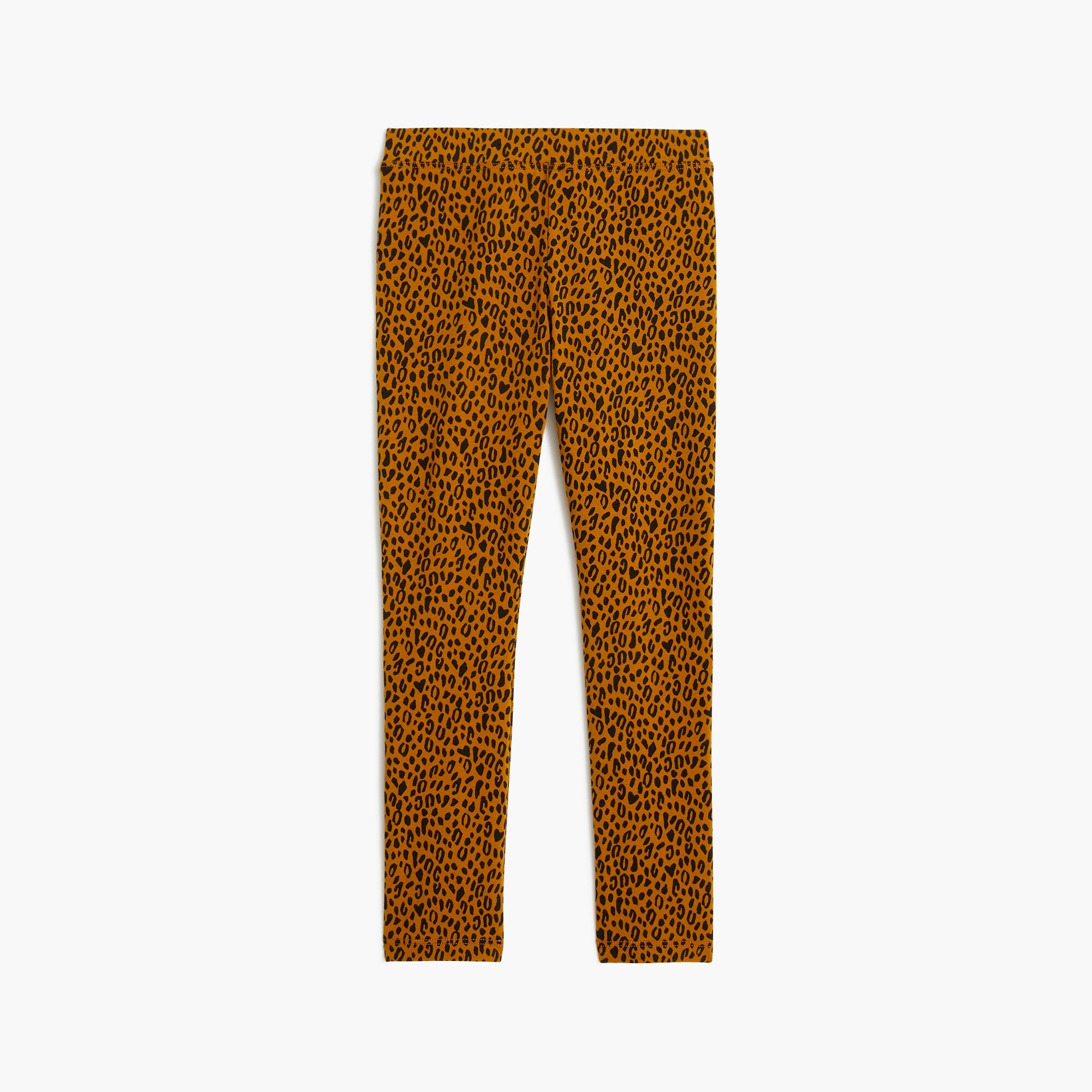 Girls' leopard leggings