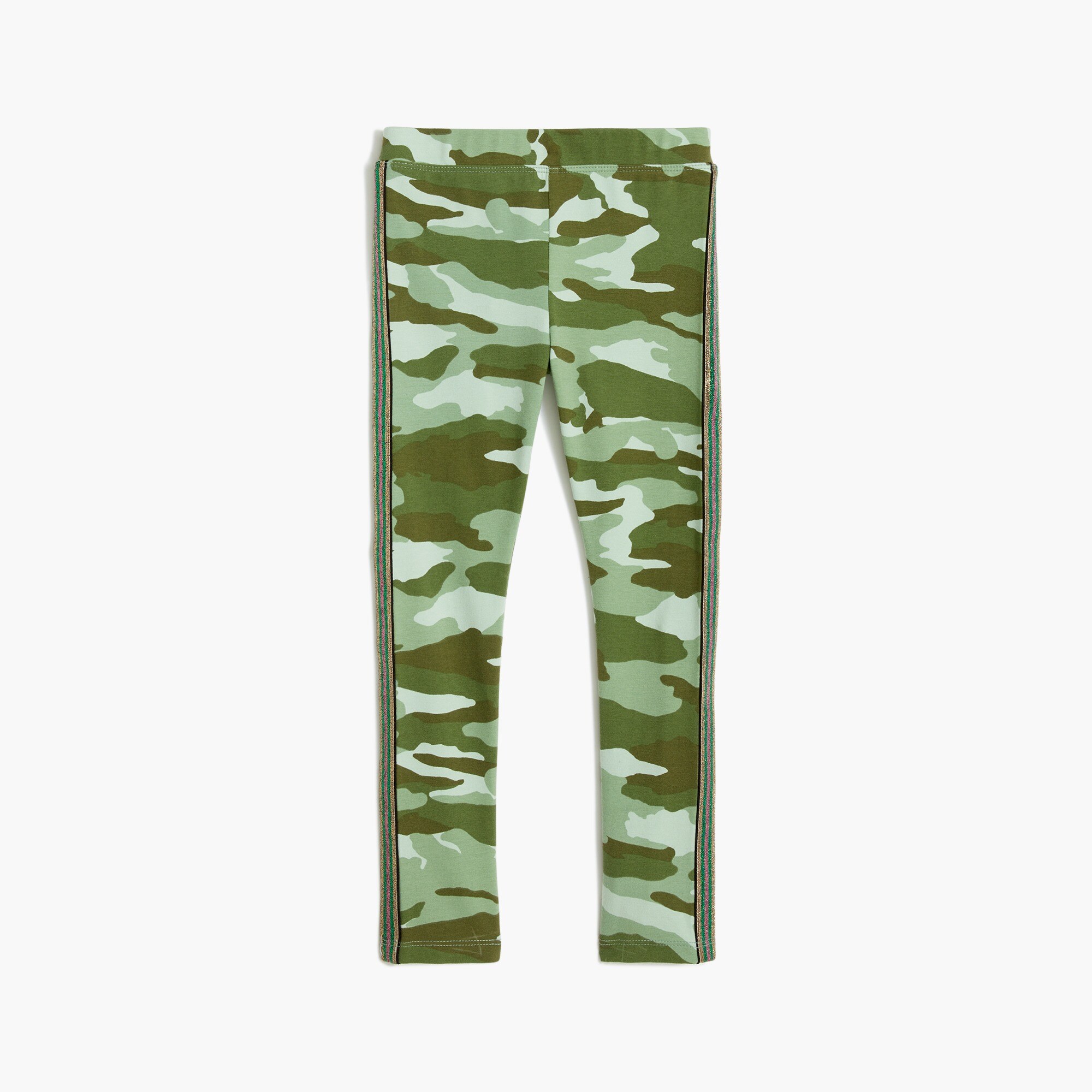 Girls' camo leggings