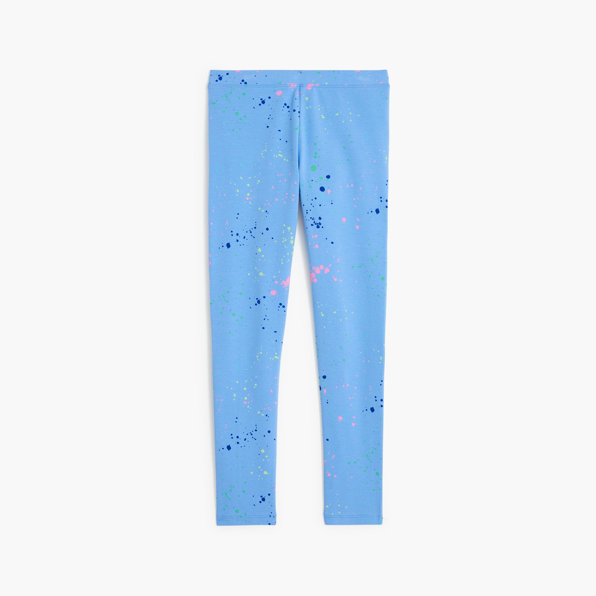Girls' paint-splatter leggings