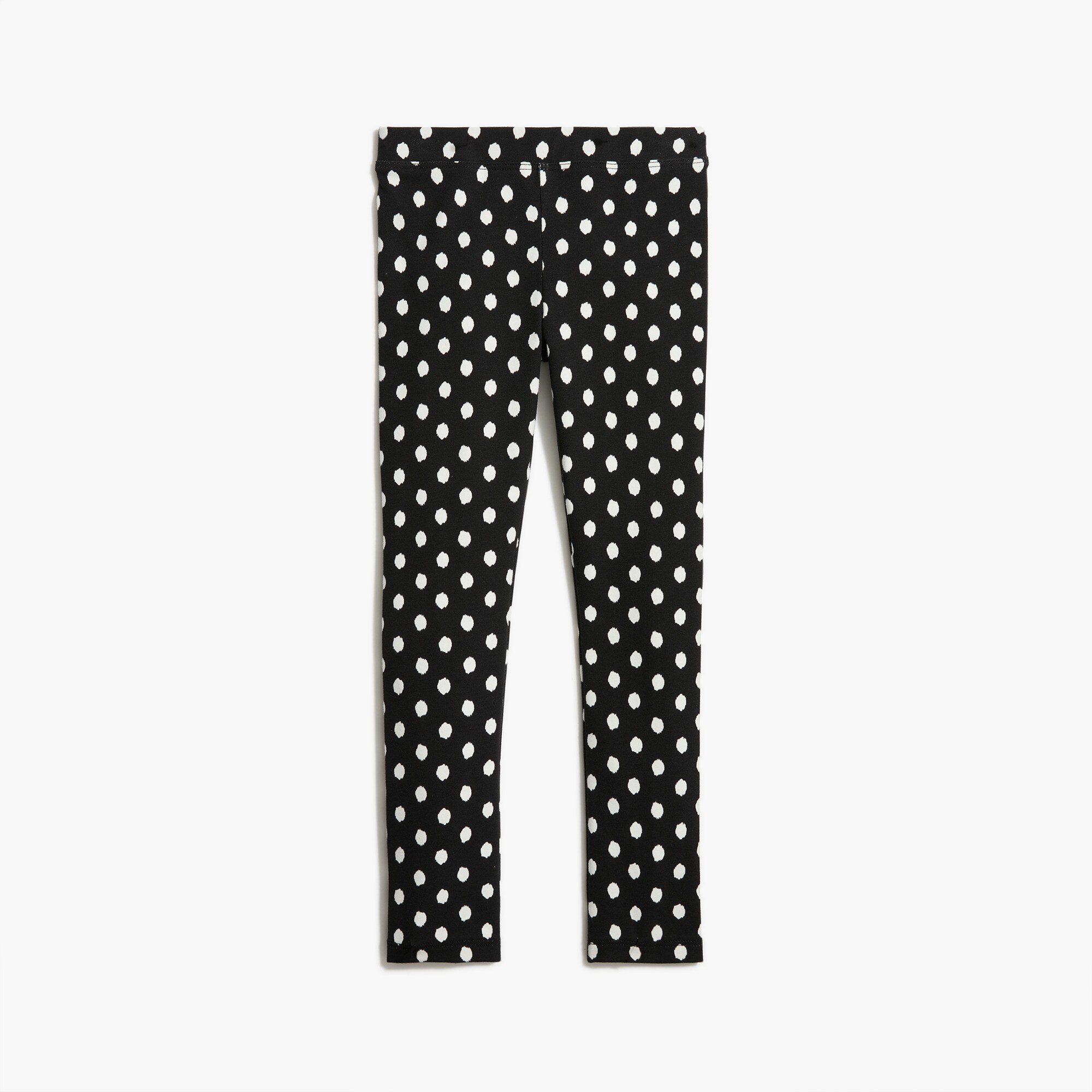 Girls' polka-dot leggings