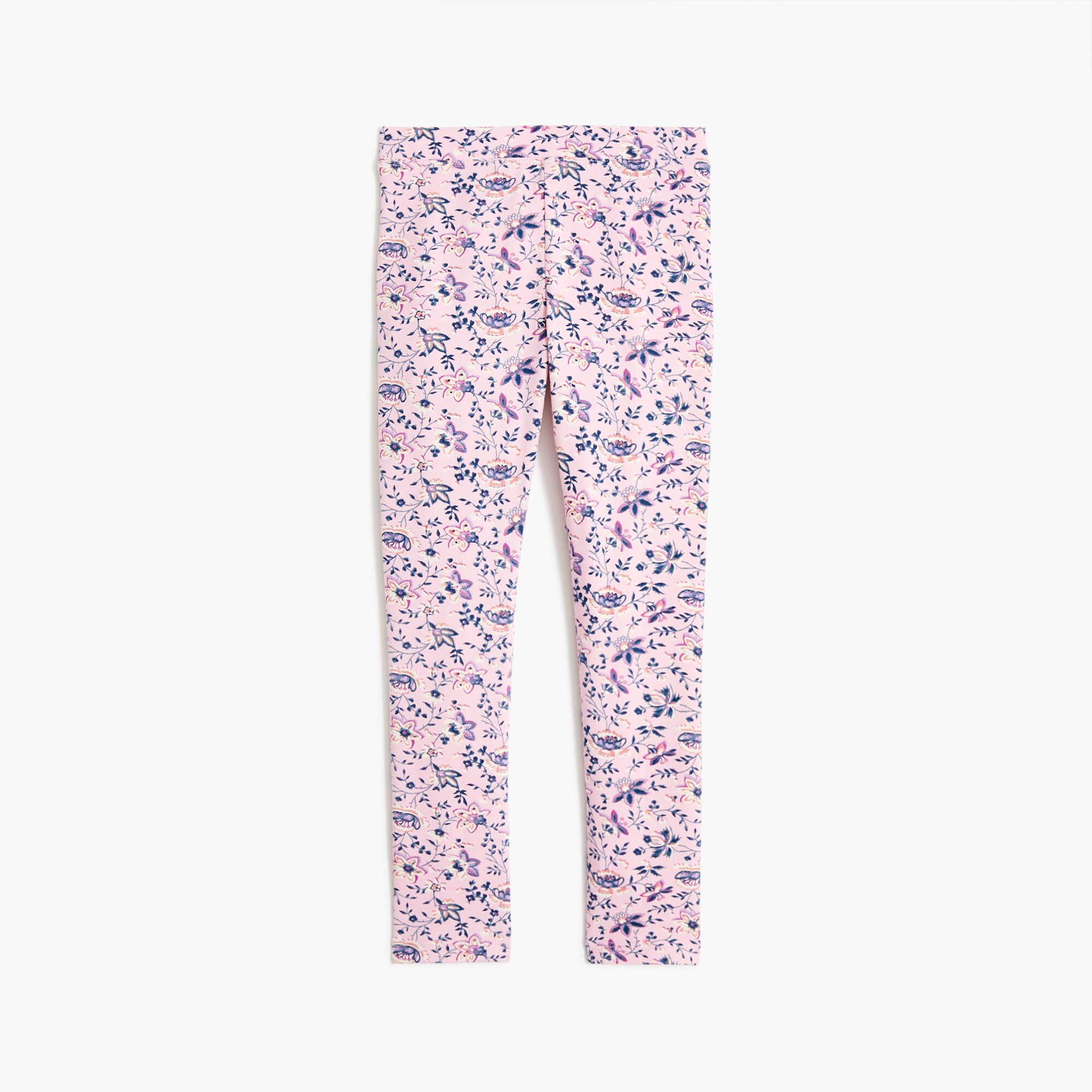 Girls' floral leggings