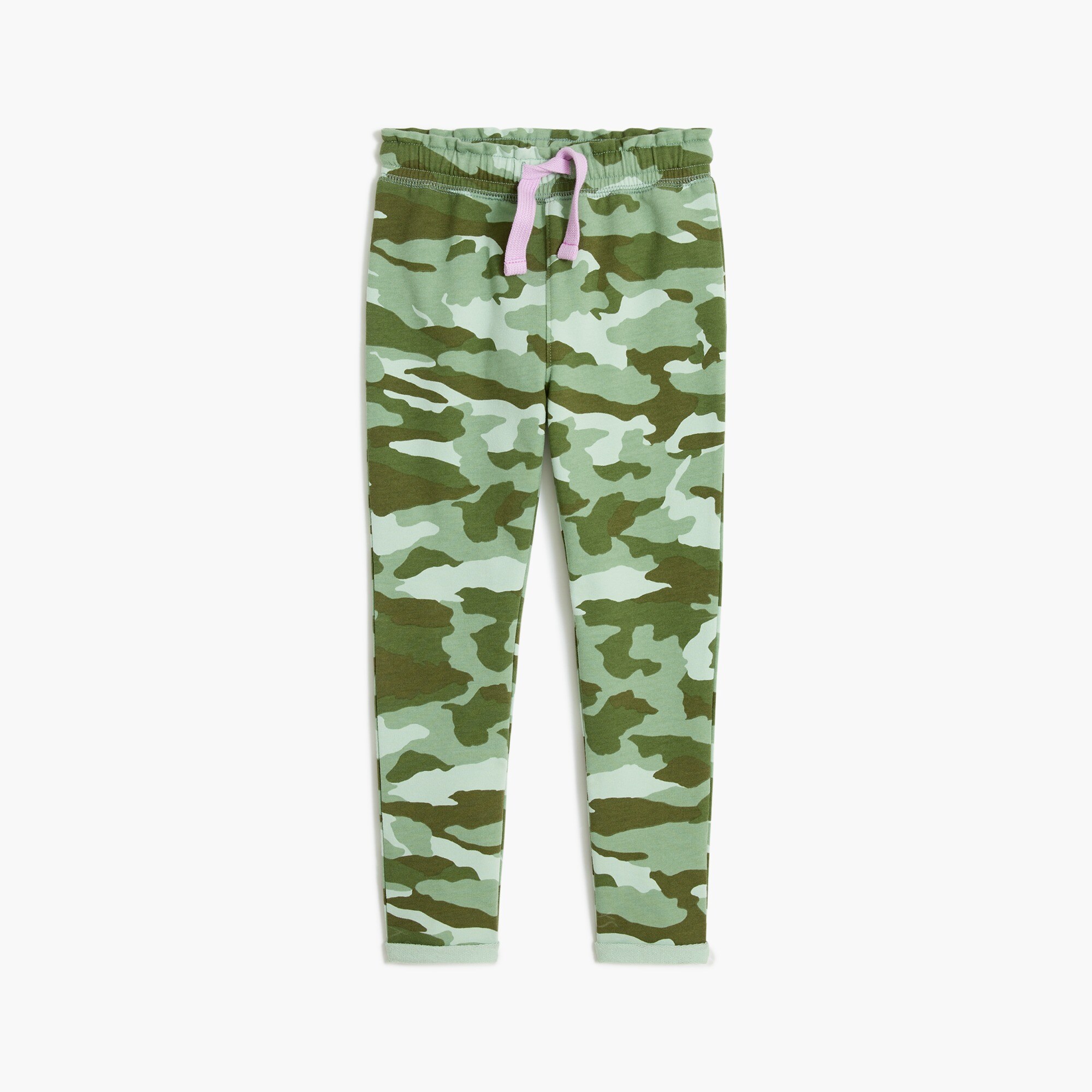 Girls' camo sweatpant