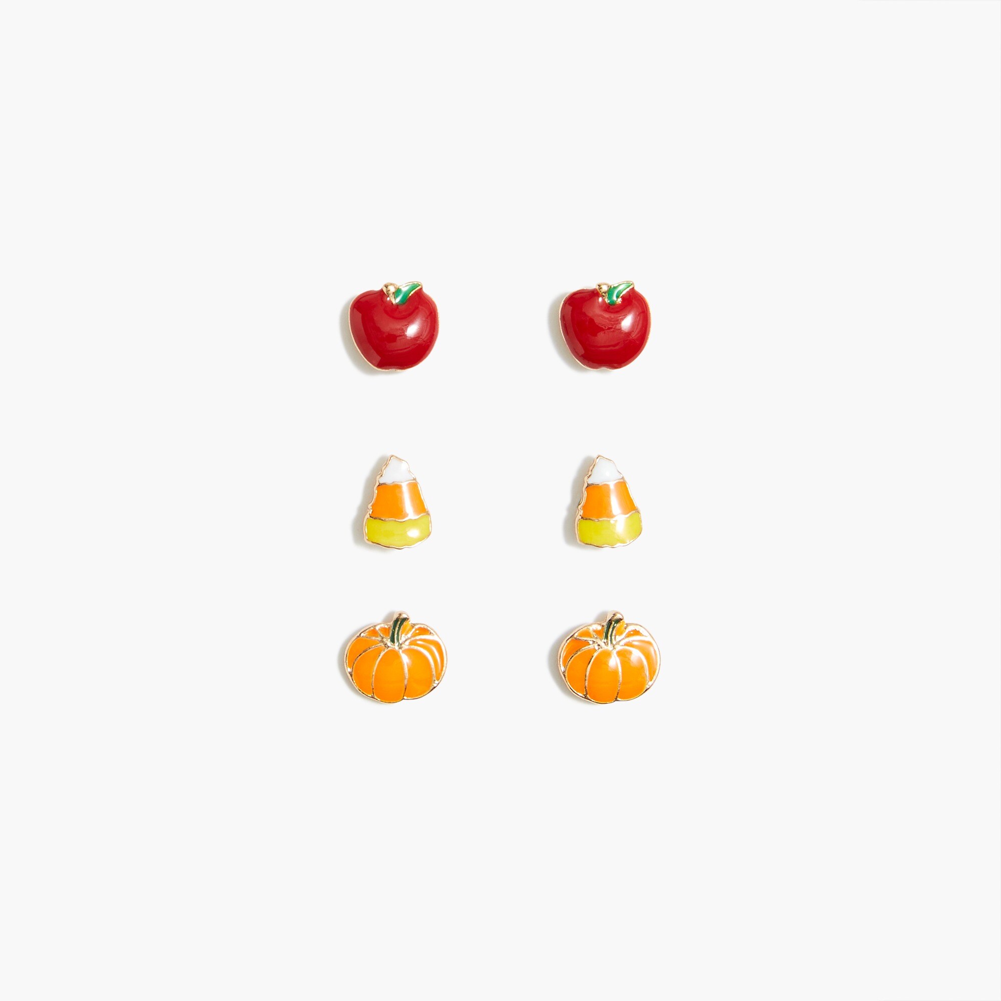 Girls' fall charms earrings set