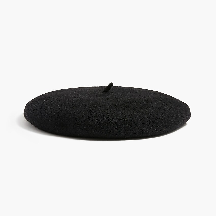 factory: girls' beret for girls, right side, view zoomed