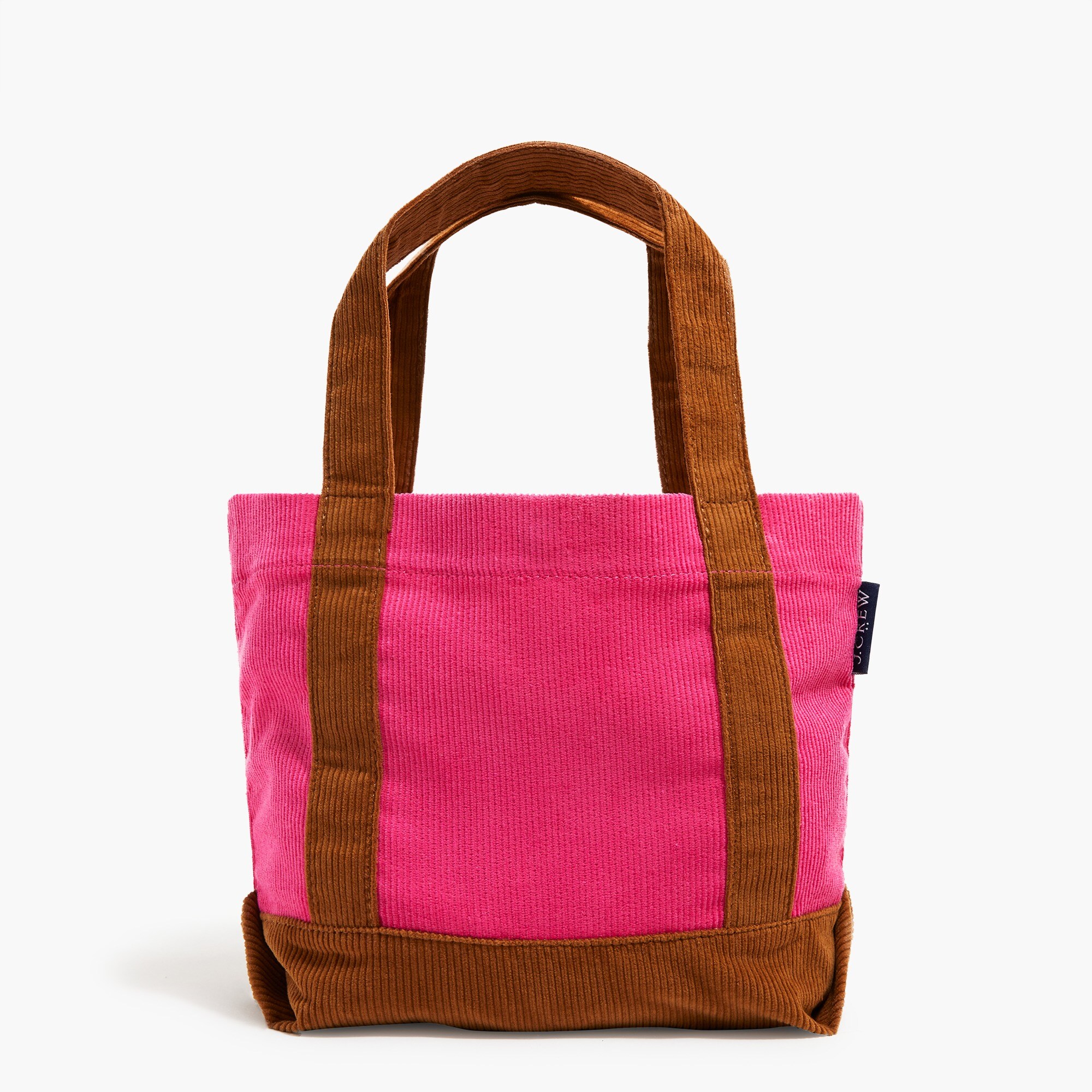 Girls' corduroy mini tote bag