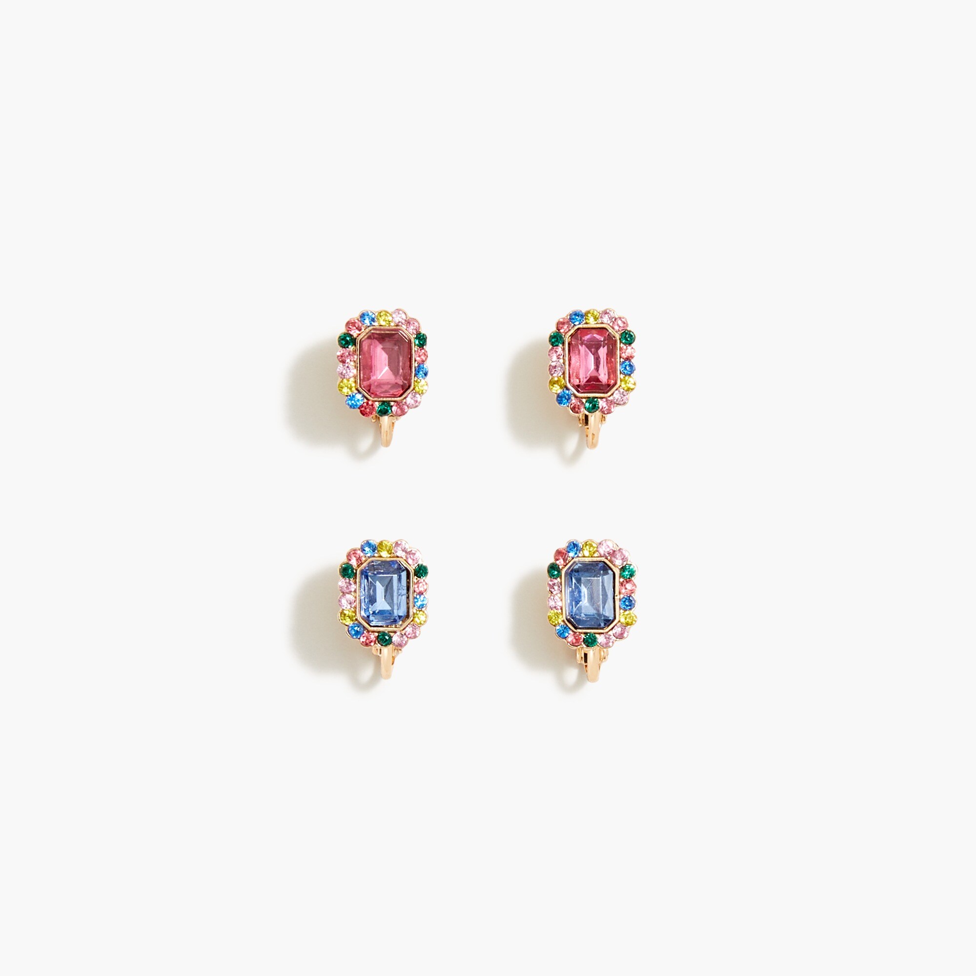 Girls' clip-on earrings pack