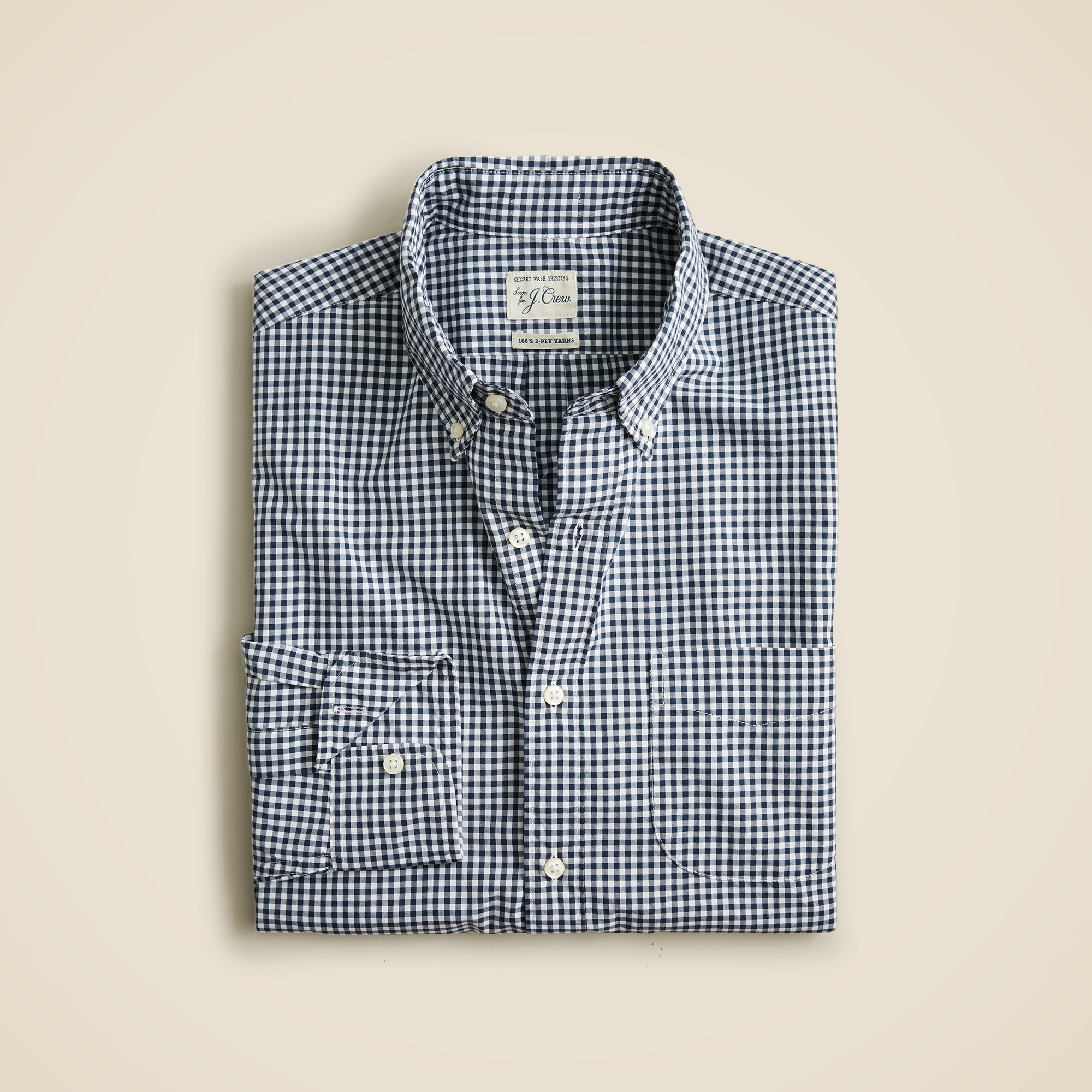  Secret Wash cotton poplin shirt