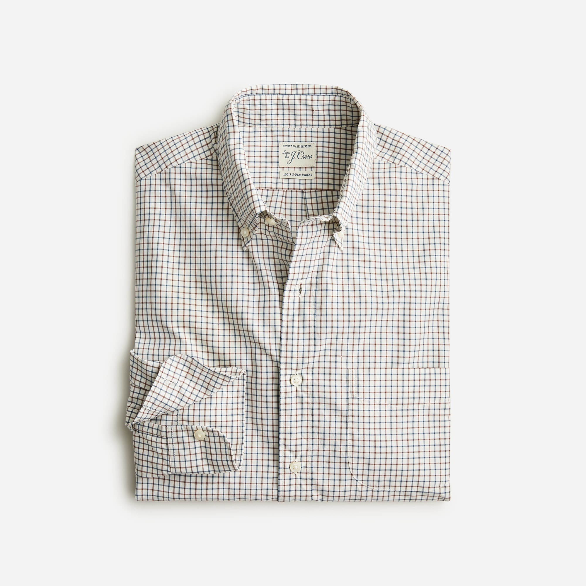  Secret Wash cotton poplin shirt