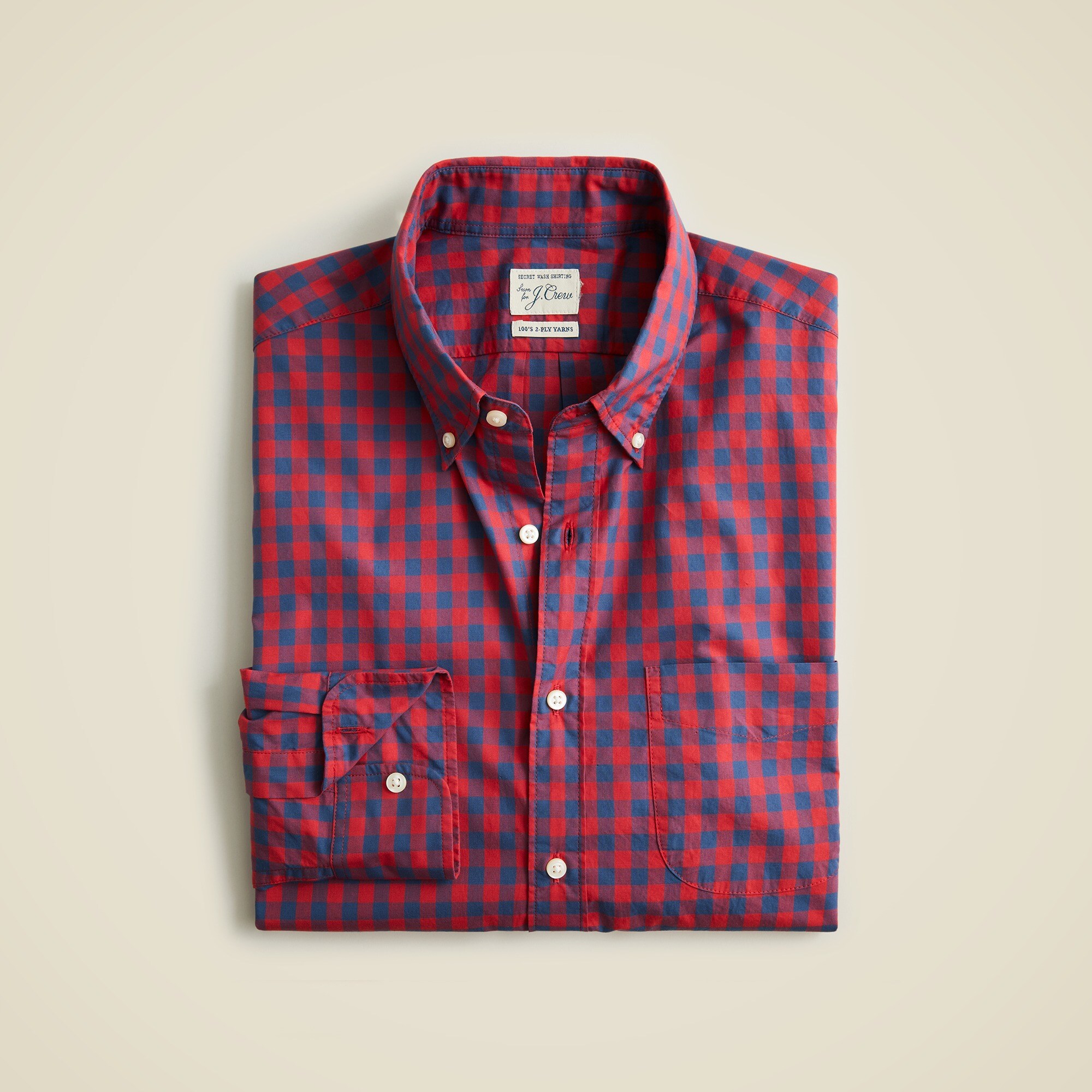 Secret Wash Cotton Poplin Shirt For Men | J.Crew