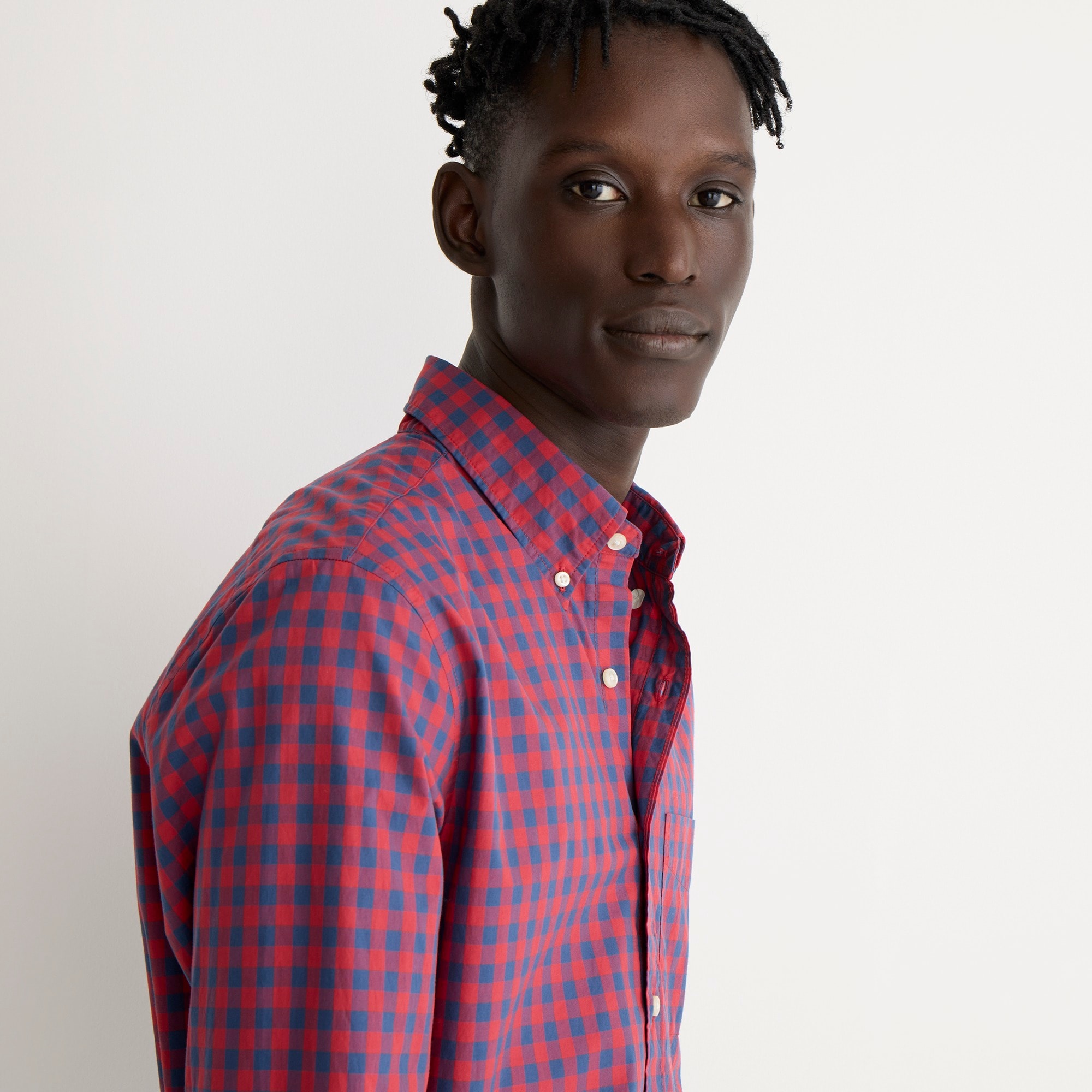 Secret Wash cotton poplin shirt