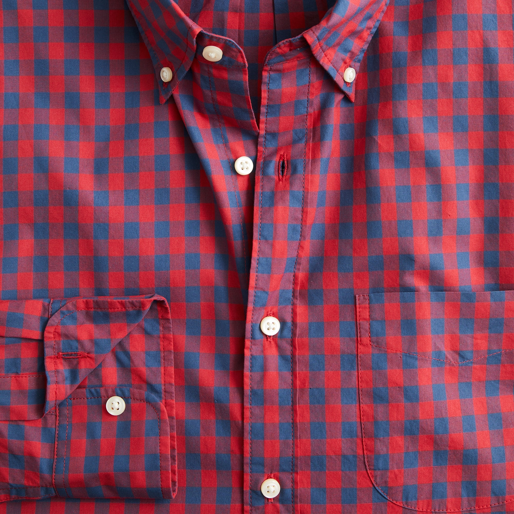 Secret Wash cotton poplin shirt