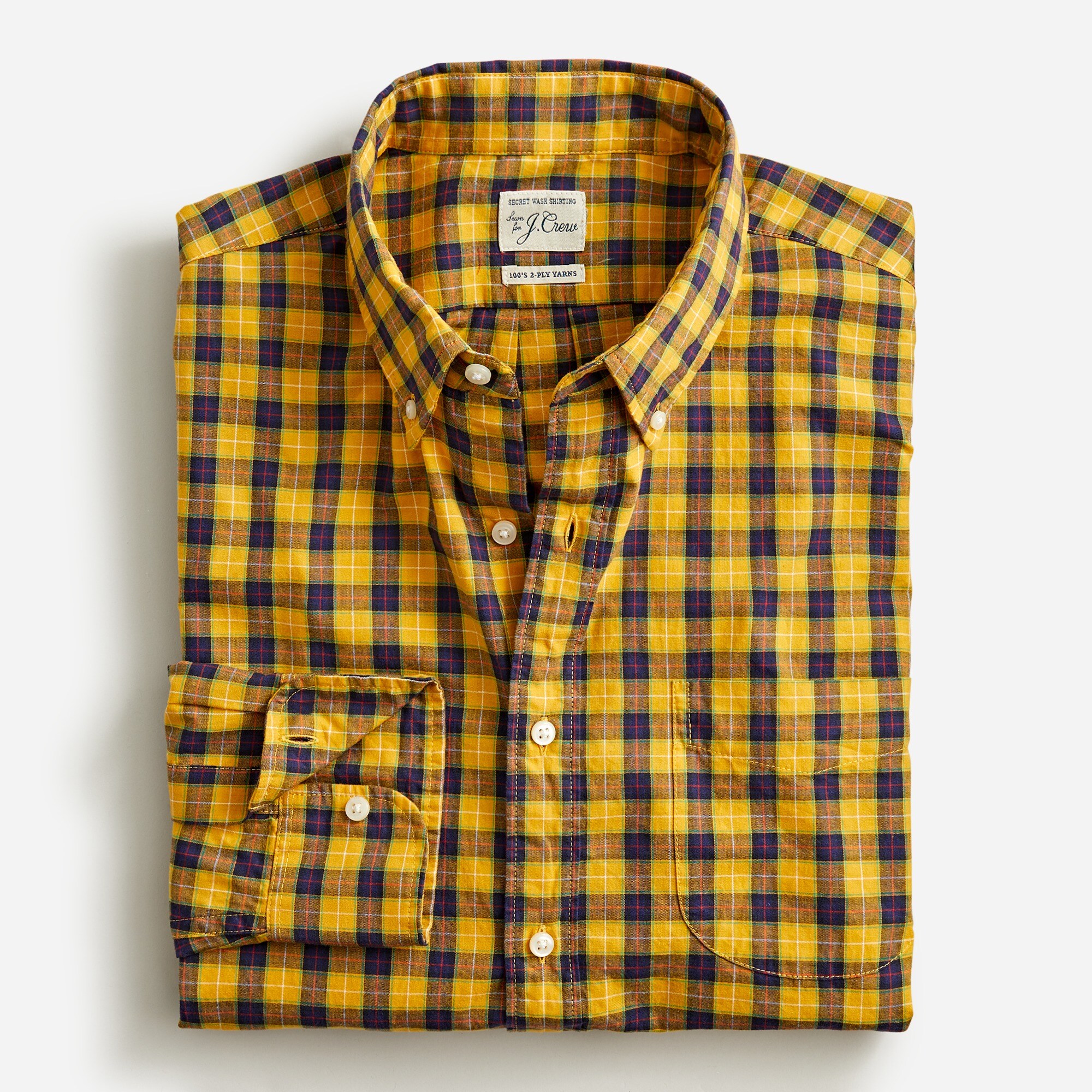  Secret Wash cotton poplin shirt
