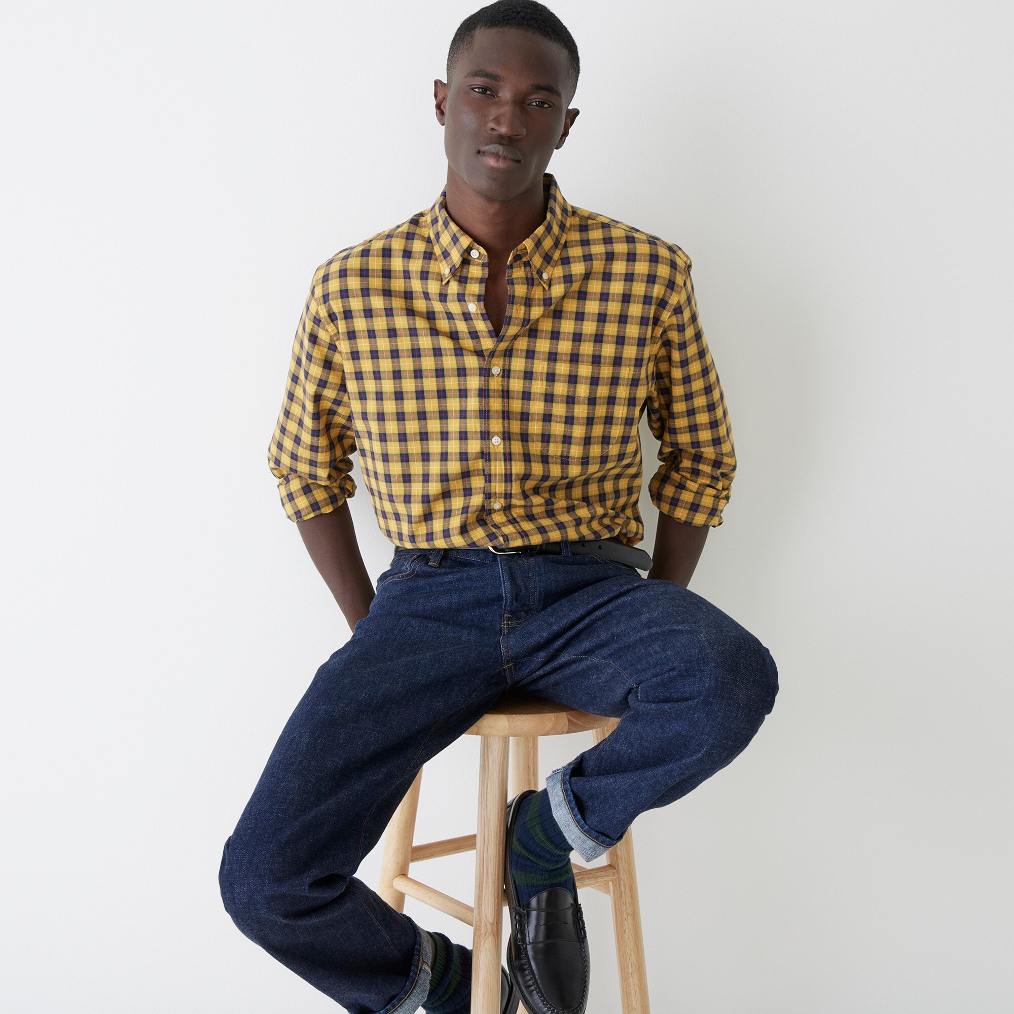  Secret Wash cotton poplin shirt