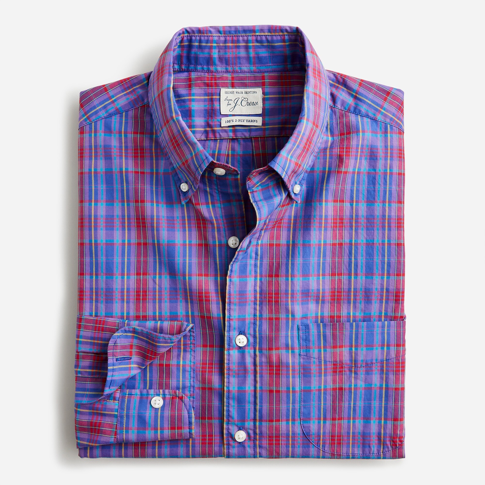  Secret Wash cotton poplin shirt