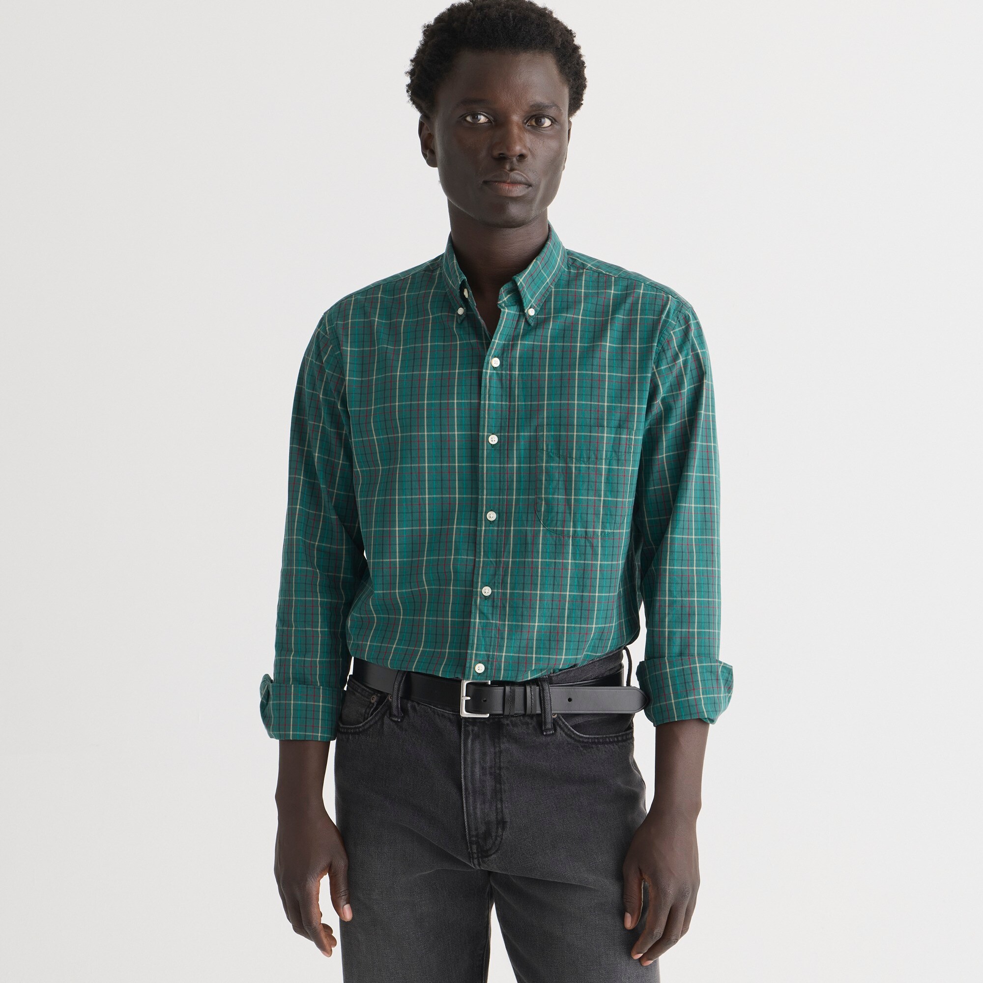  Secret Wash cotton poplin shirt