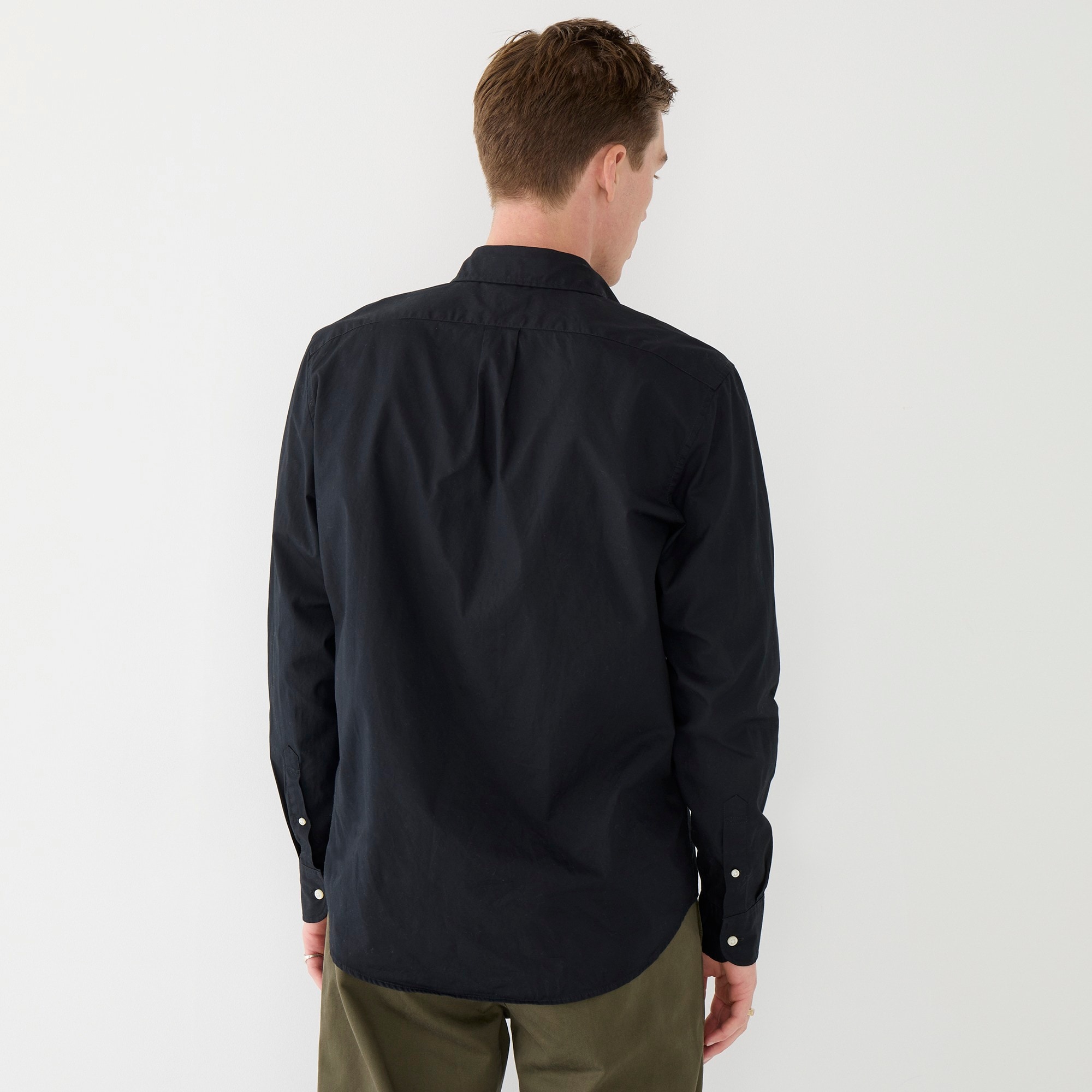 Tall Secret Wash cotton poplin shirt