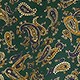 Tall Secret Wash cotton poplin shirt MARTHA PAISLEY GREEN YE