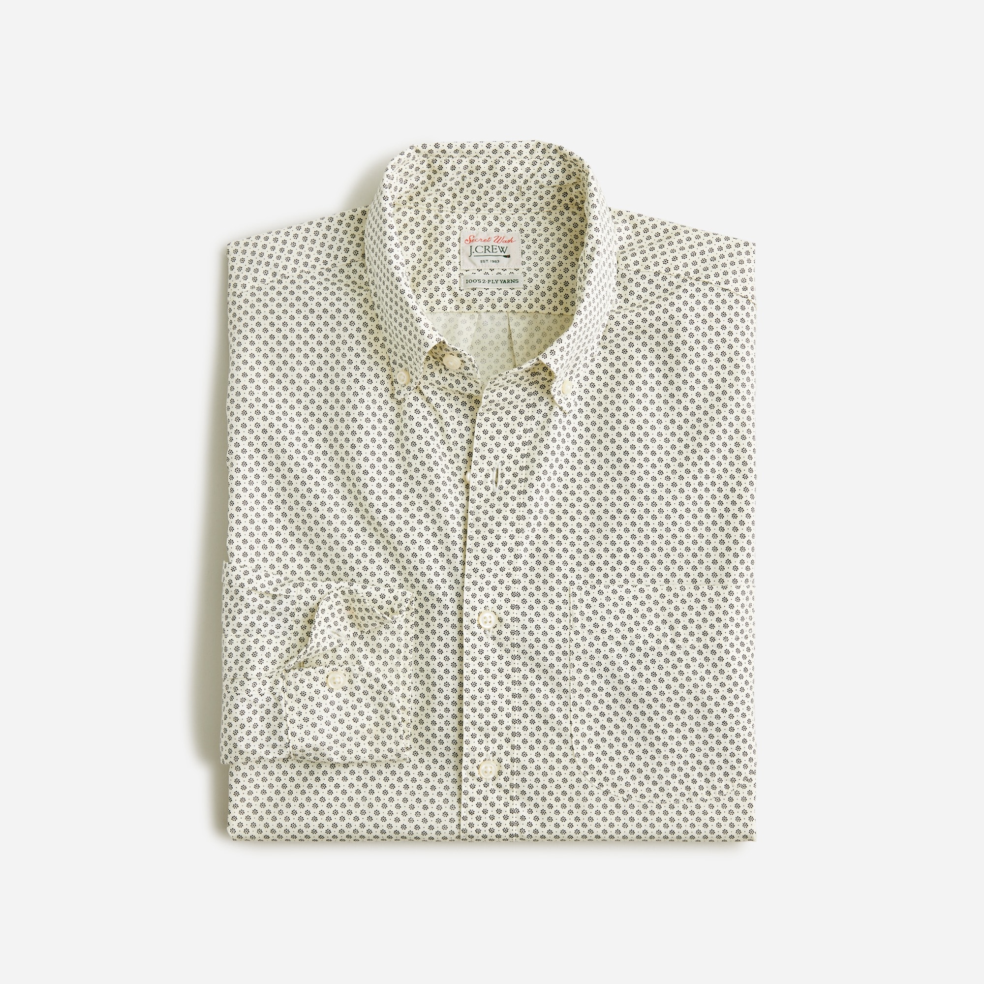 mens Tall Secret Wash cotton poplin shirt