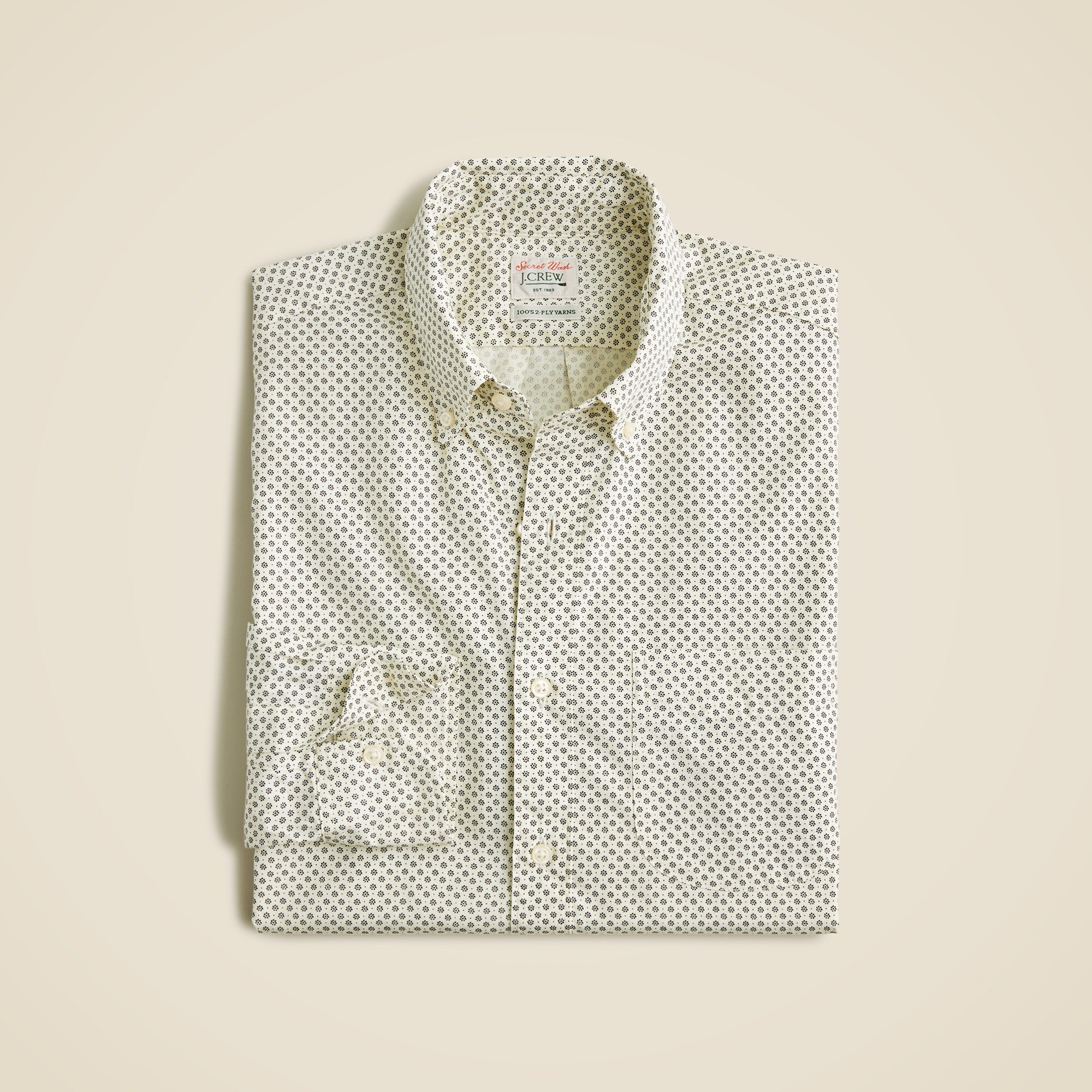  Relaxed Secret Wash cotton poplin shirt