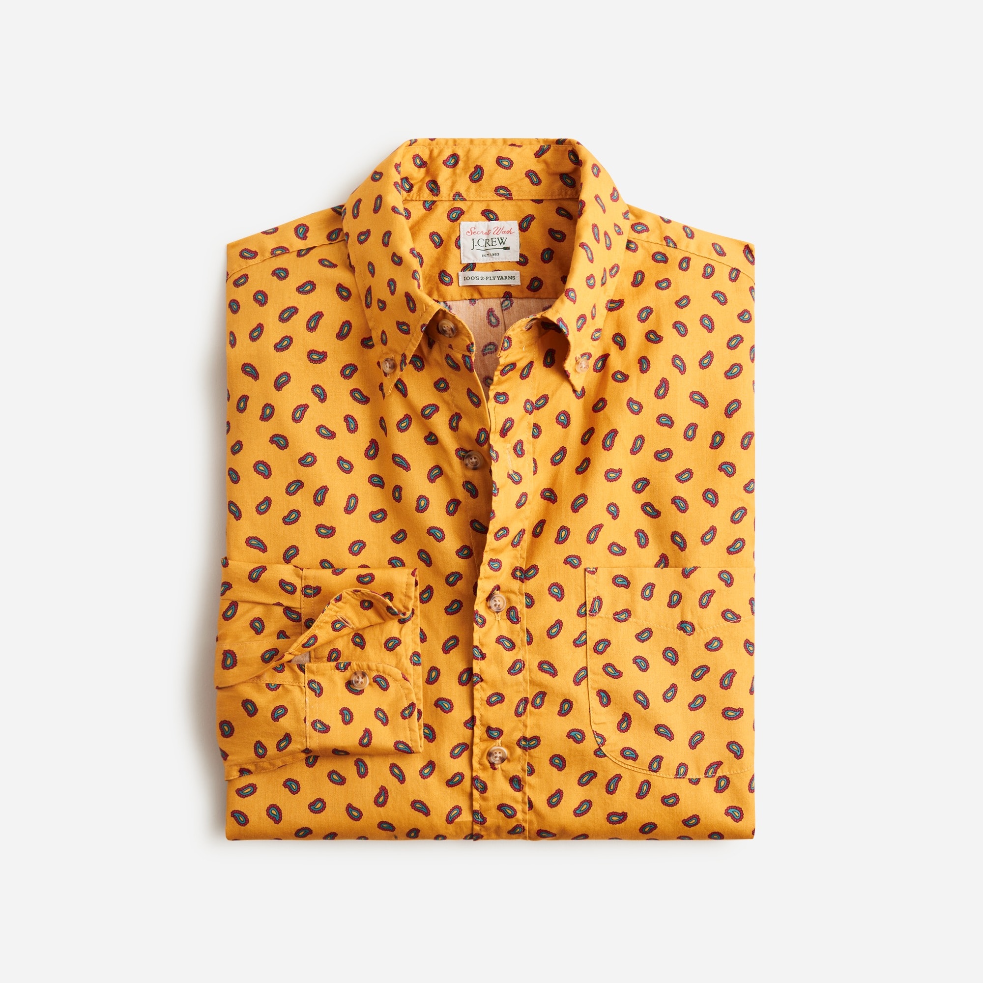  Tall Secret Wash cotton poplin shirt