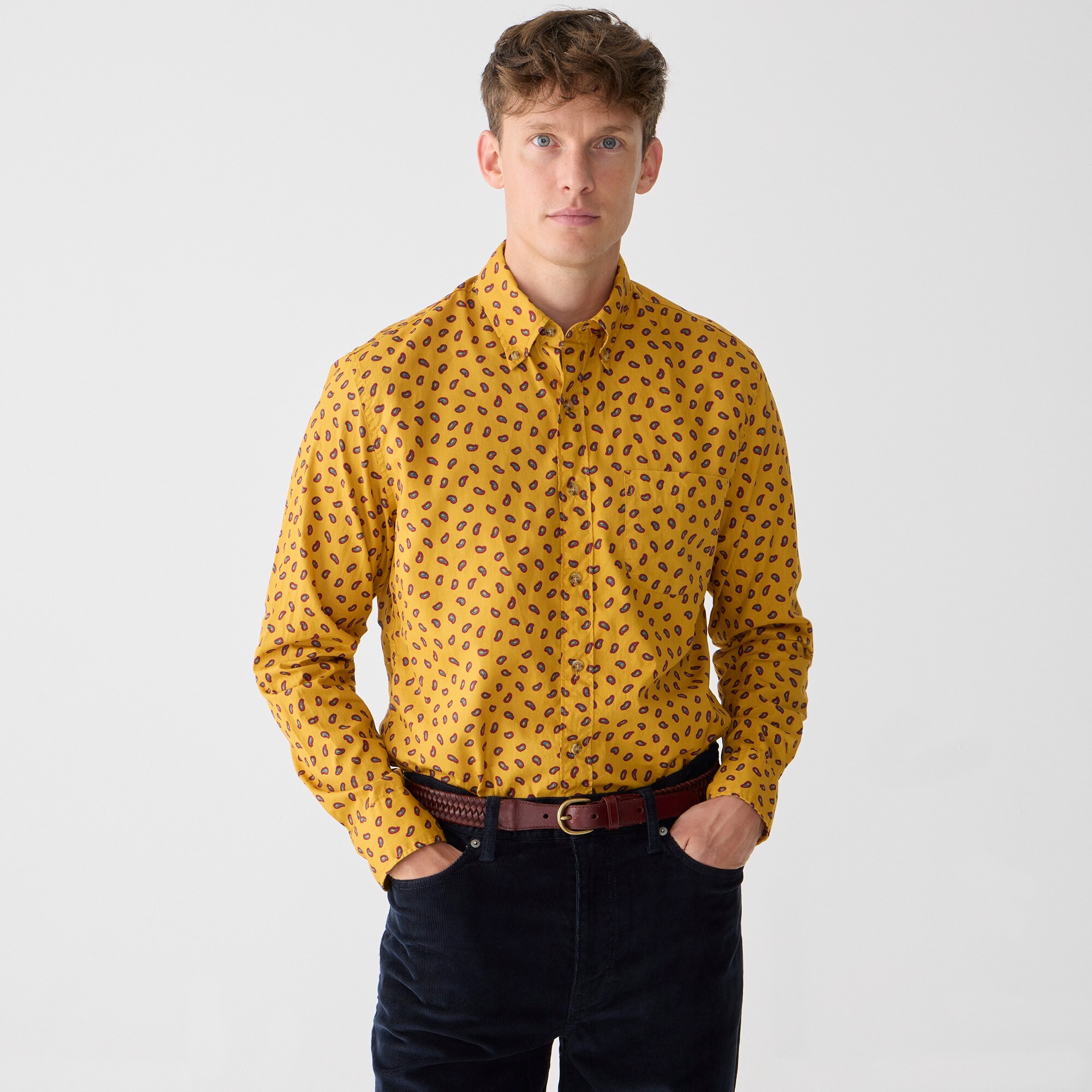  Secret Wash cotton poplin shirt