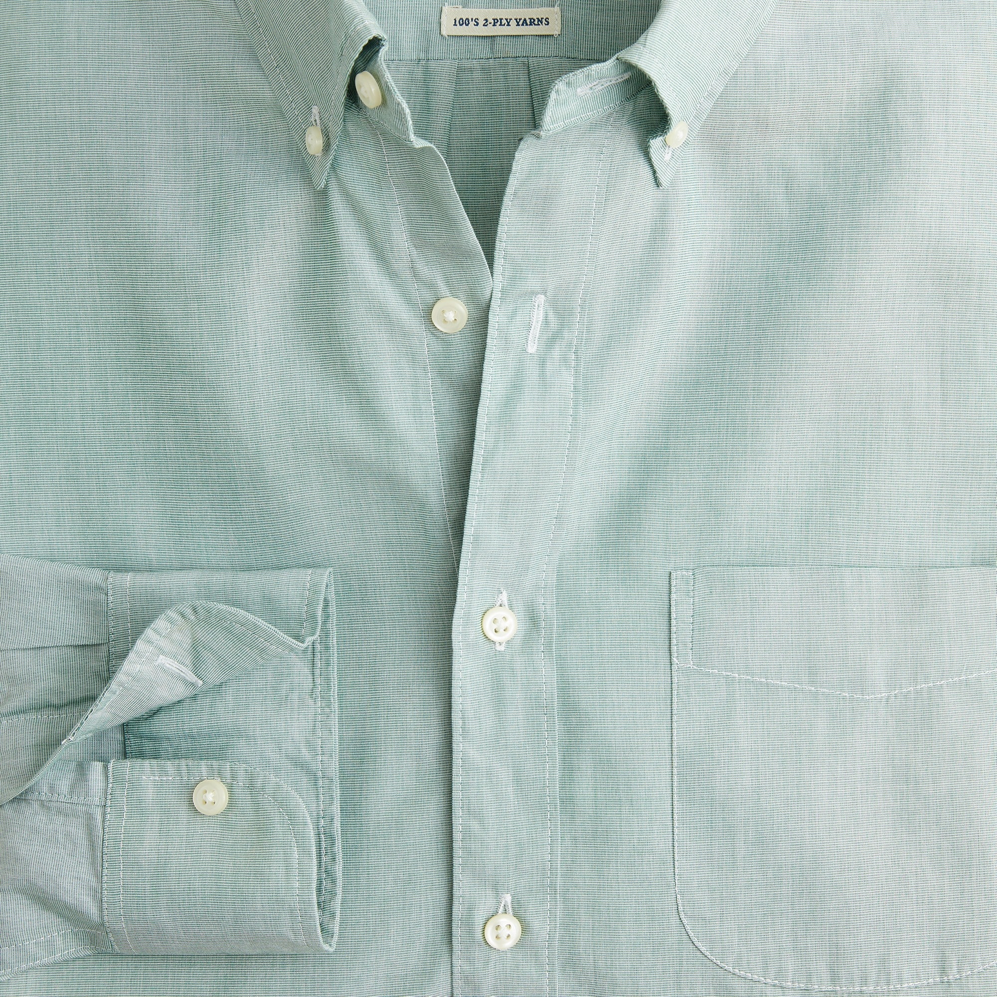 Secret Wash cotton poplin shirt