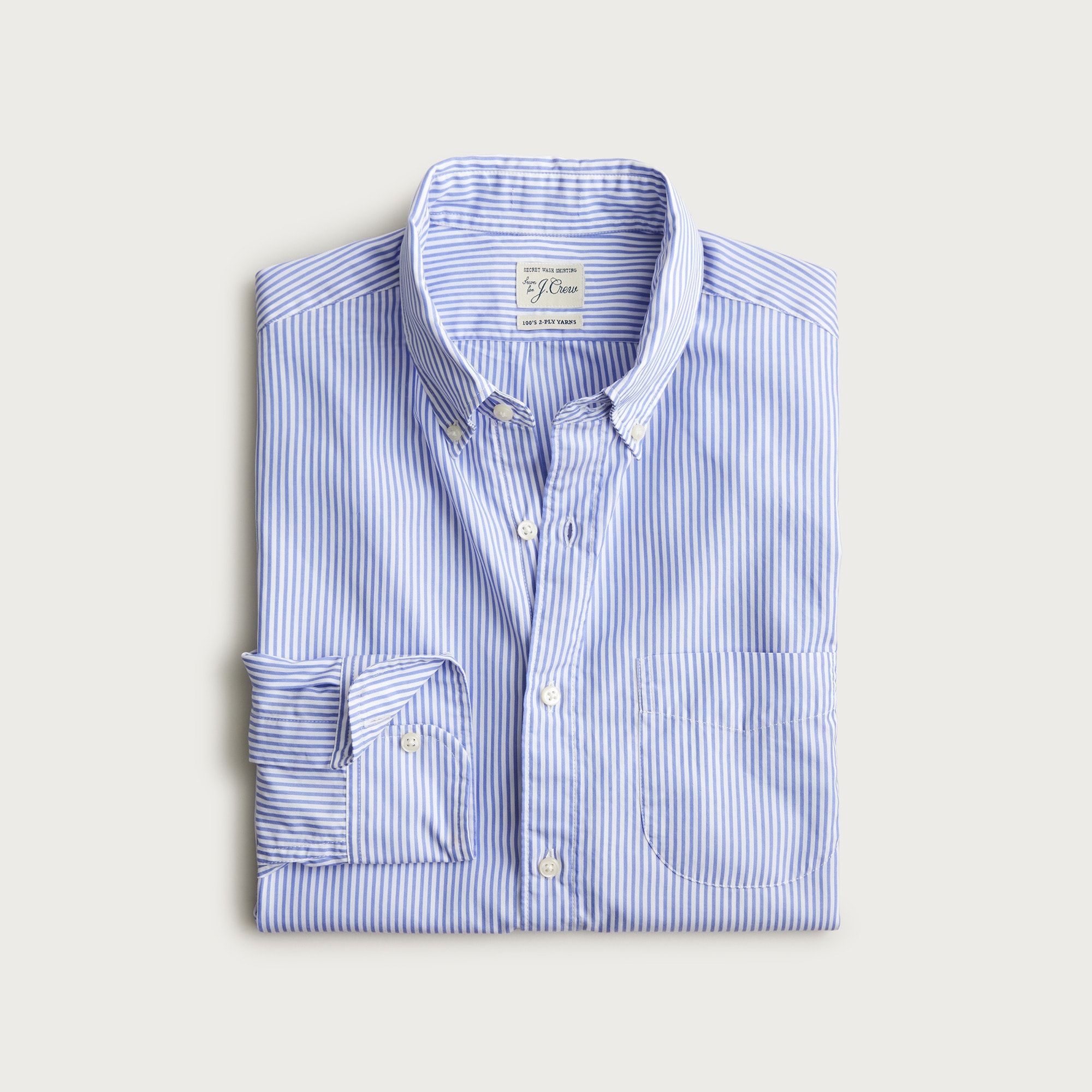  Secret Wash cotton poplin shirt