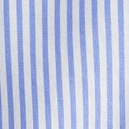 Tall Secret Wash cotton poplin shirt SOO STRIPE BLUE WHITE