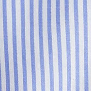 Relaxed Secret Wash cotton poplin shirt SOO STRIPE BLUE WHITE