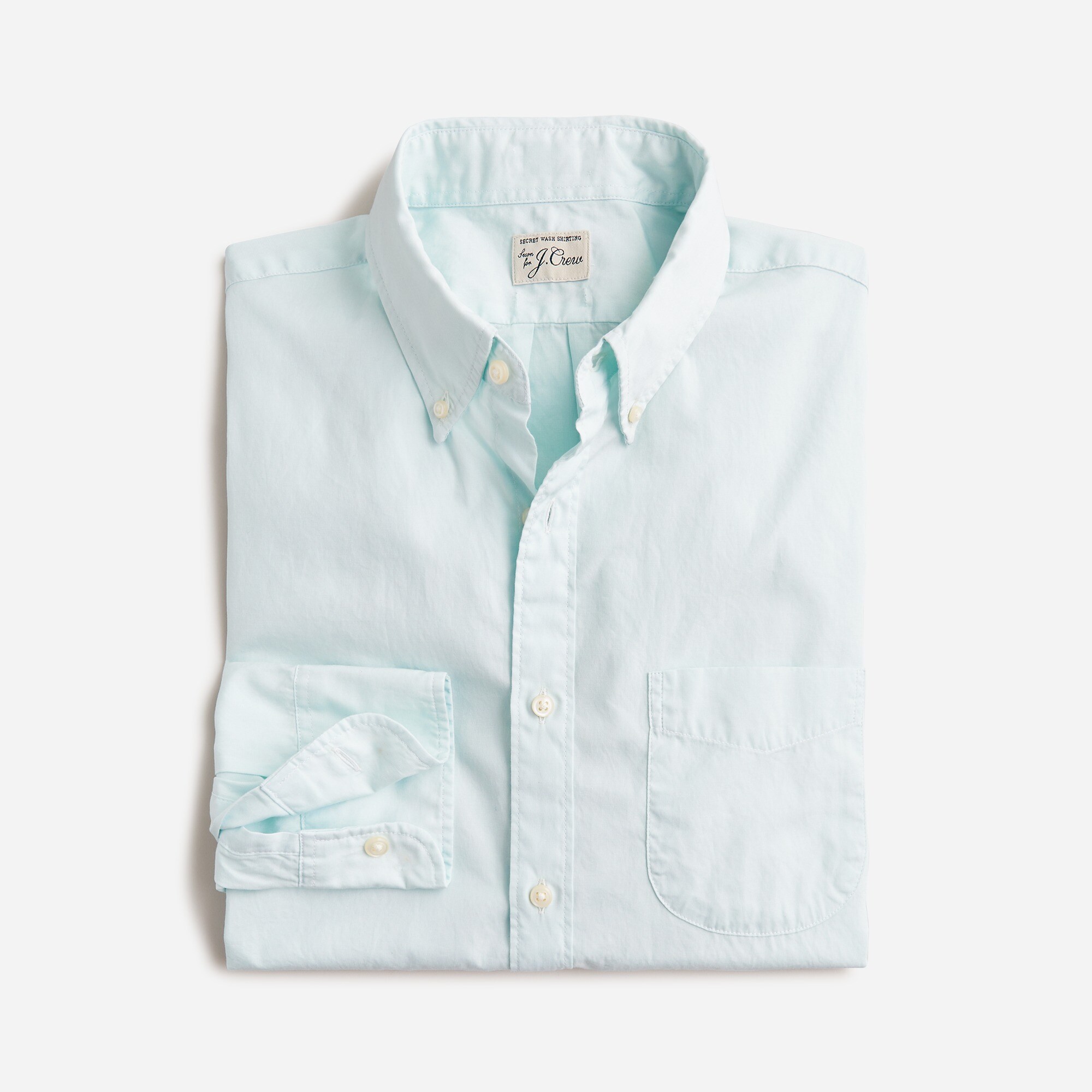  Secret Wash cotton poplin shirt