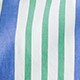 Tall Secret Wash cotton poplin shirt HENRY STRIPE GREEN BLUE