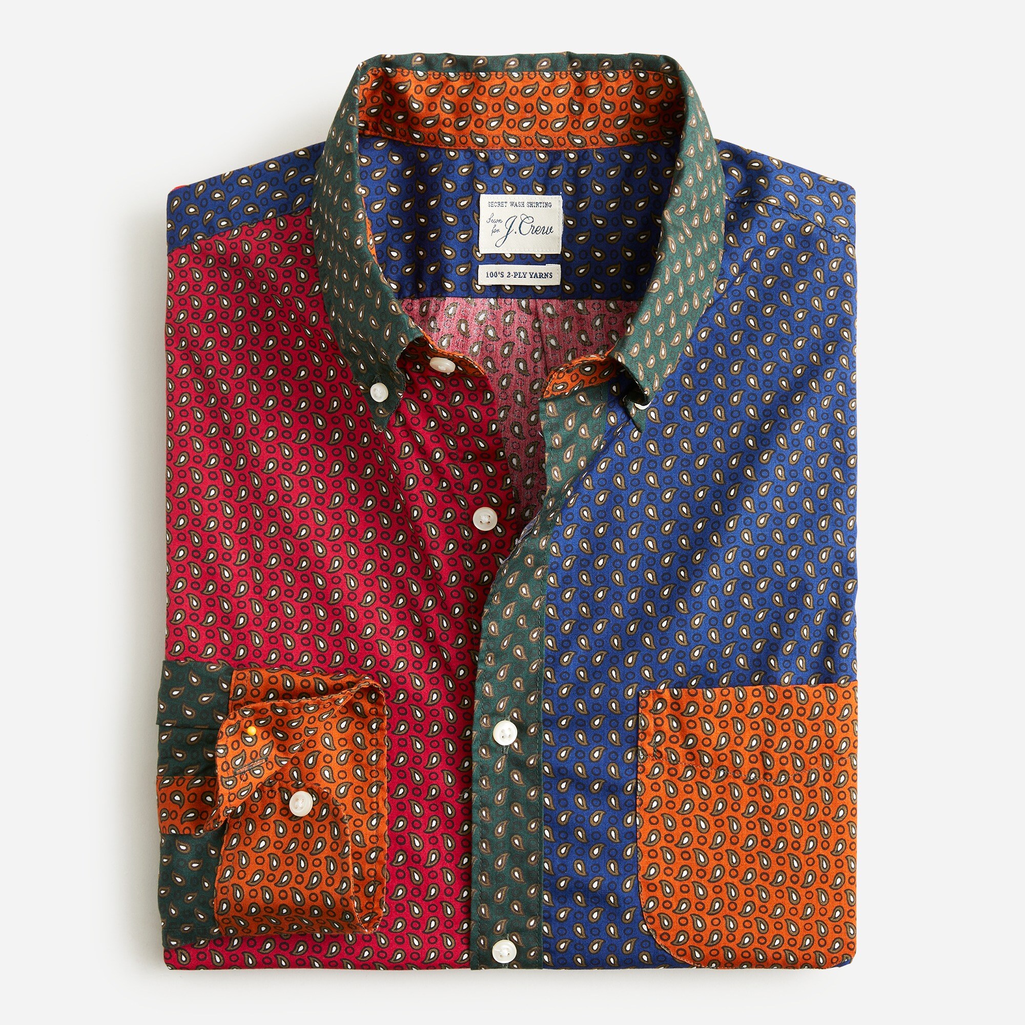 Secret Wash Cotton Poplin Fun Shirt For Men J.Crew