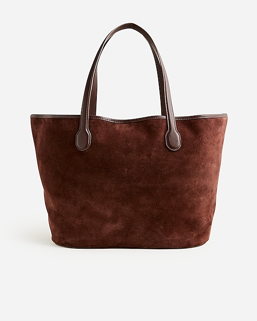 womens Berkeley tote in leather and suede
