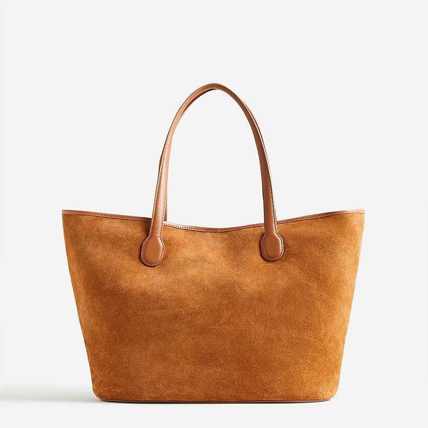 J.Crew: Berkeley Tote In Leather And Suede For Women