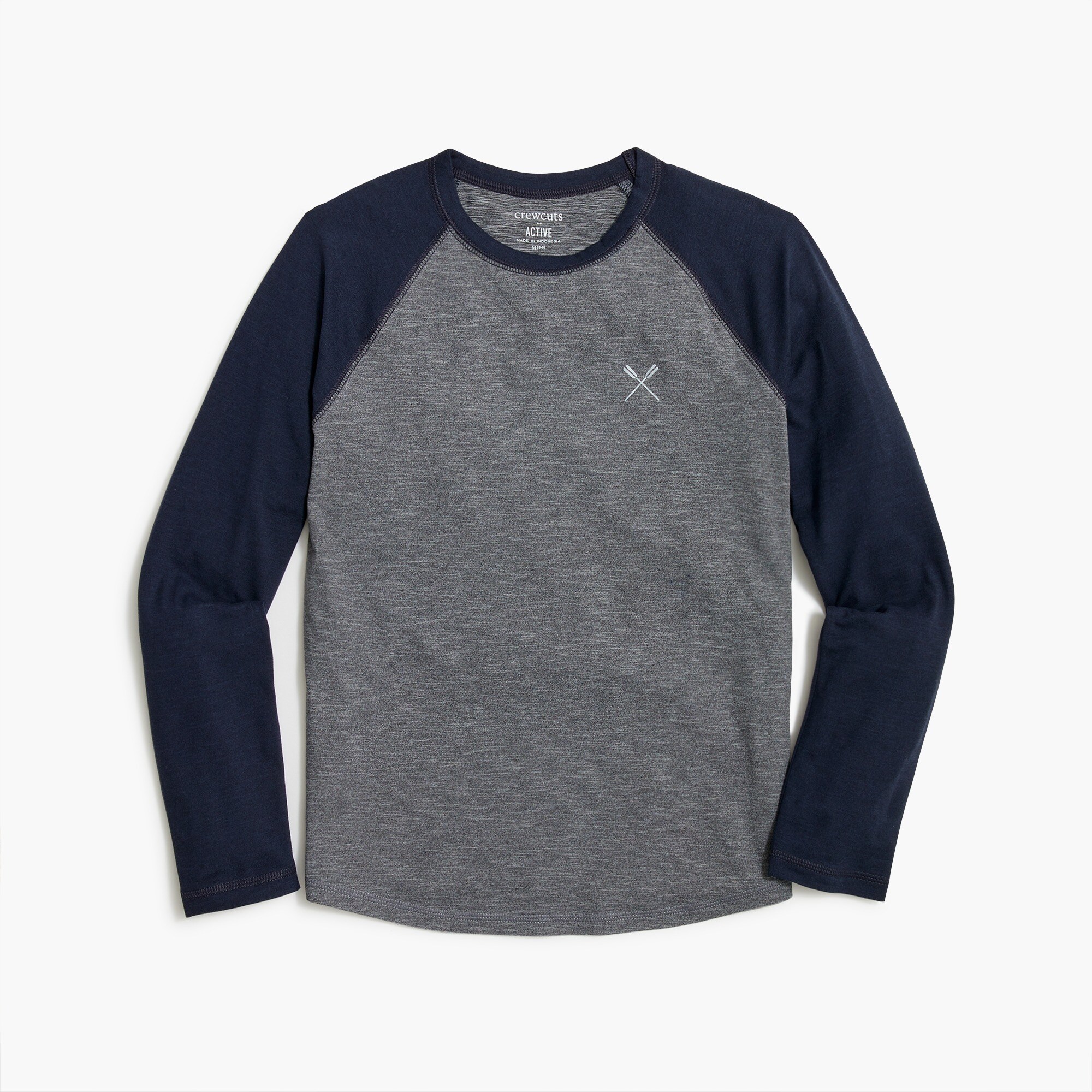 boys' long-sleeve performance tee for boys