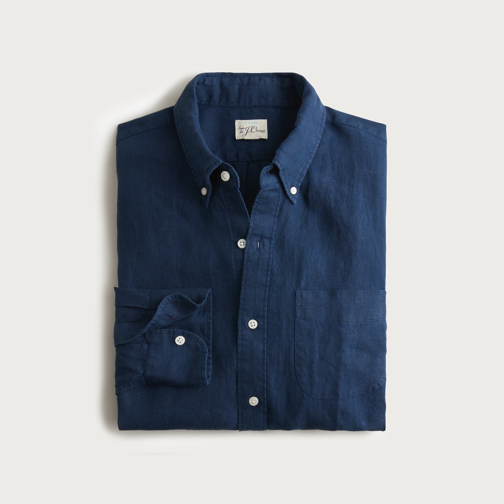  Slim Baird McNutt Irish linen shirt