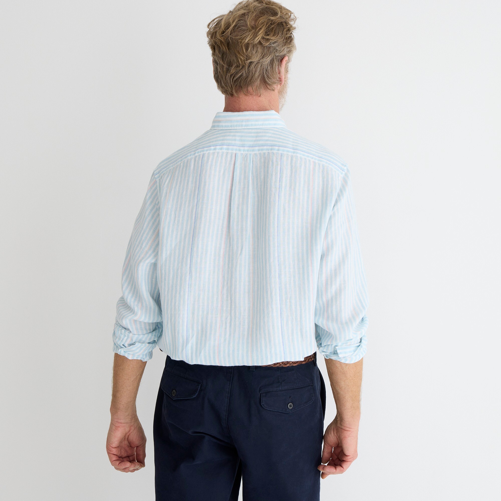 Slim Baird McNutt Irish linen shirt