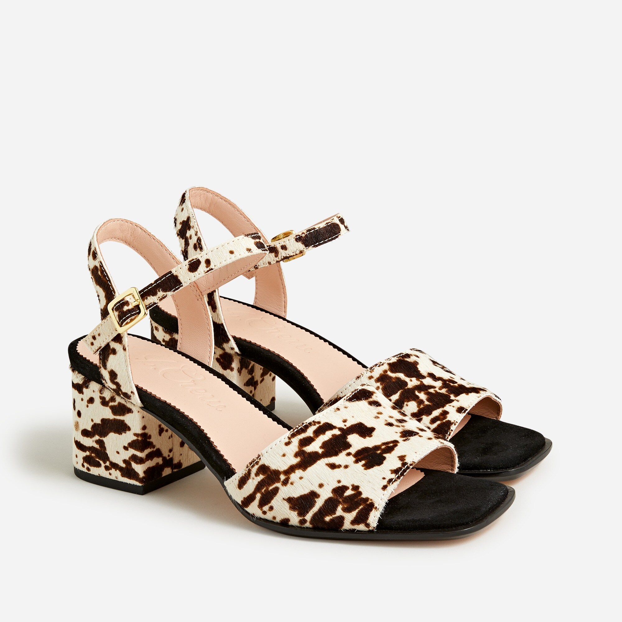 J crew block heel sandal 2025