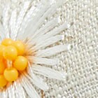 Embroidered flower headband EMBROIDERED FLOWERS factory: embroidered flower headband for women