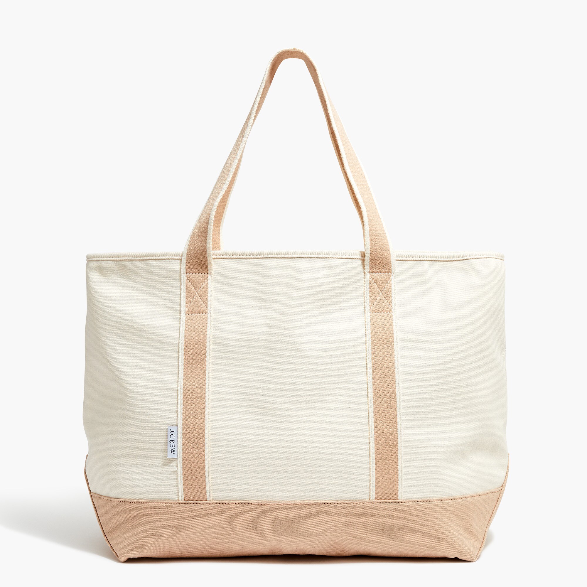 Large canvas tote bag