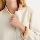 Leighton blazer-jacket in double-faced wool
